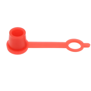 Red Plastic Protective Grease Nipple Cap - 10 pcs