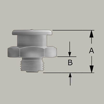 M10 x 1 16mm DIN 3404 Button Head 303 Stainless Steel - 2 pcs