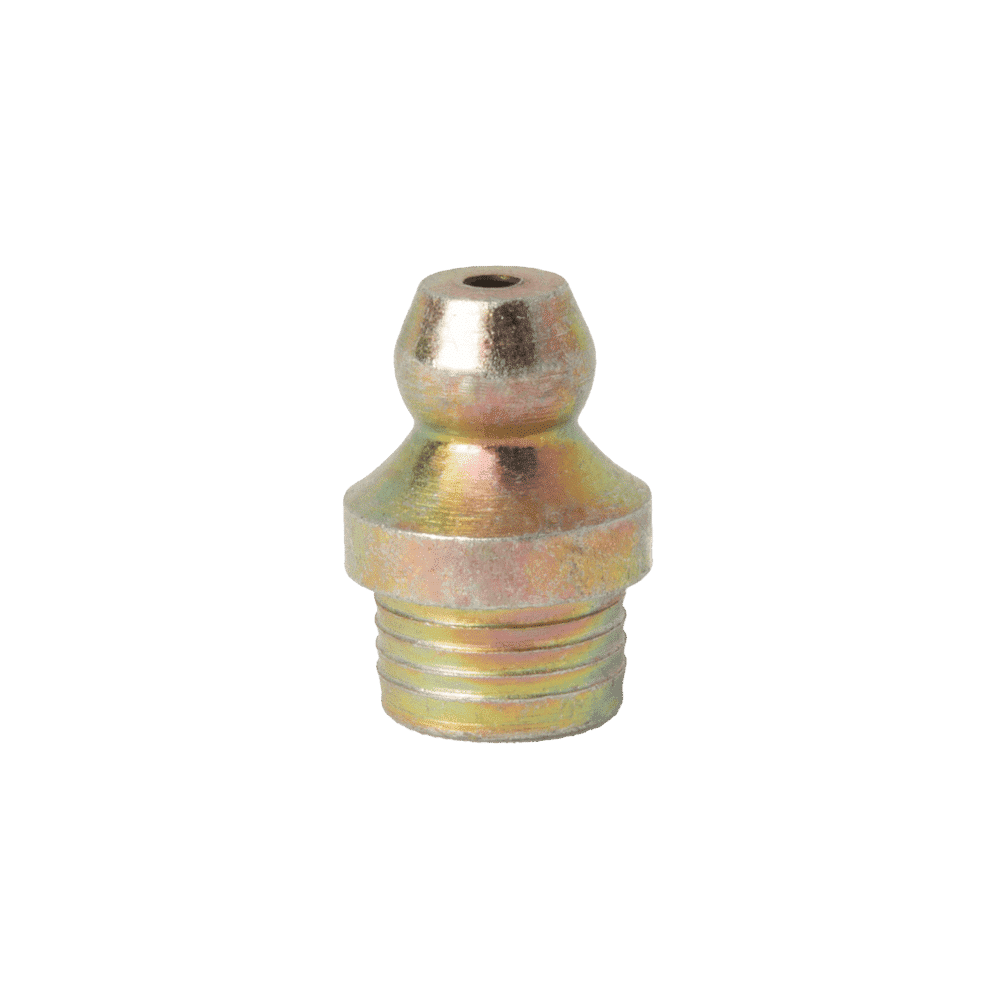 5/16'' Drive Fit Straight Grease Fitting No Ball Check - 10 pcs