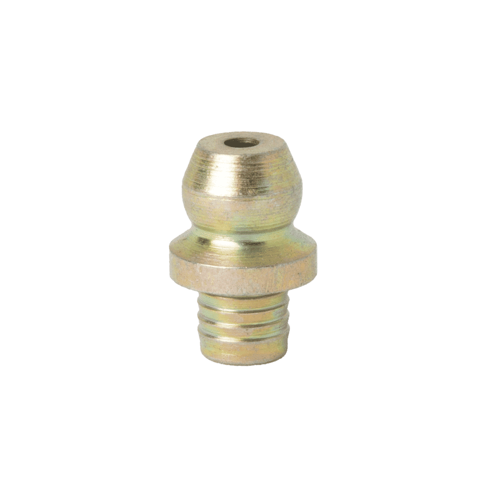 3/16'' Drive Fit Straight Grease Fitting No Ball Check - 10 pcs
