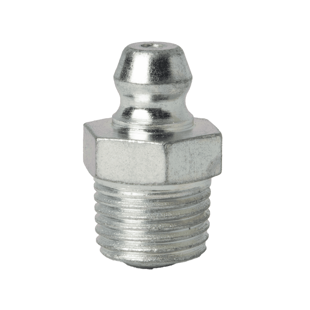 1/8 x 27 PTF Special Short Straight Grease Fitting - 10 pcs