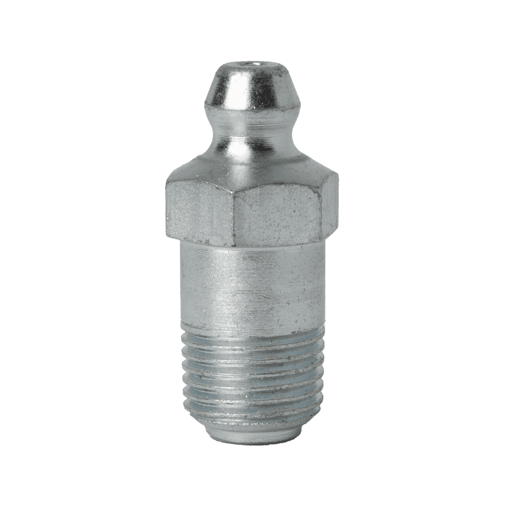 1/8" x 27 PTF Leakproof Straight Double Ball Grease Fitting - 1 pc