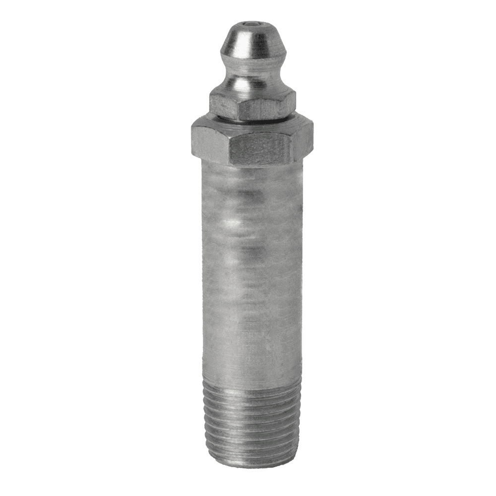 1/8'' x 27 PTF Straight Grease Fitting 1.75" Long - 5 pcs