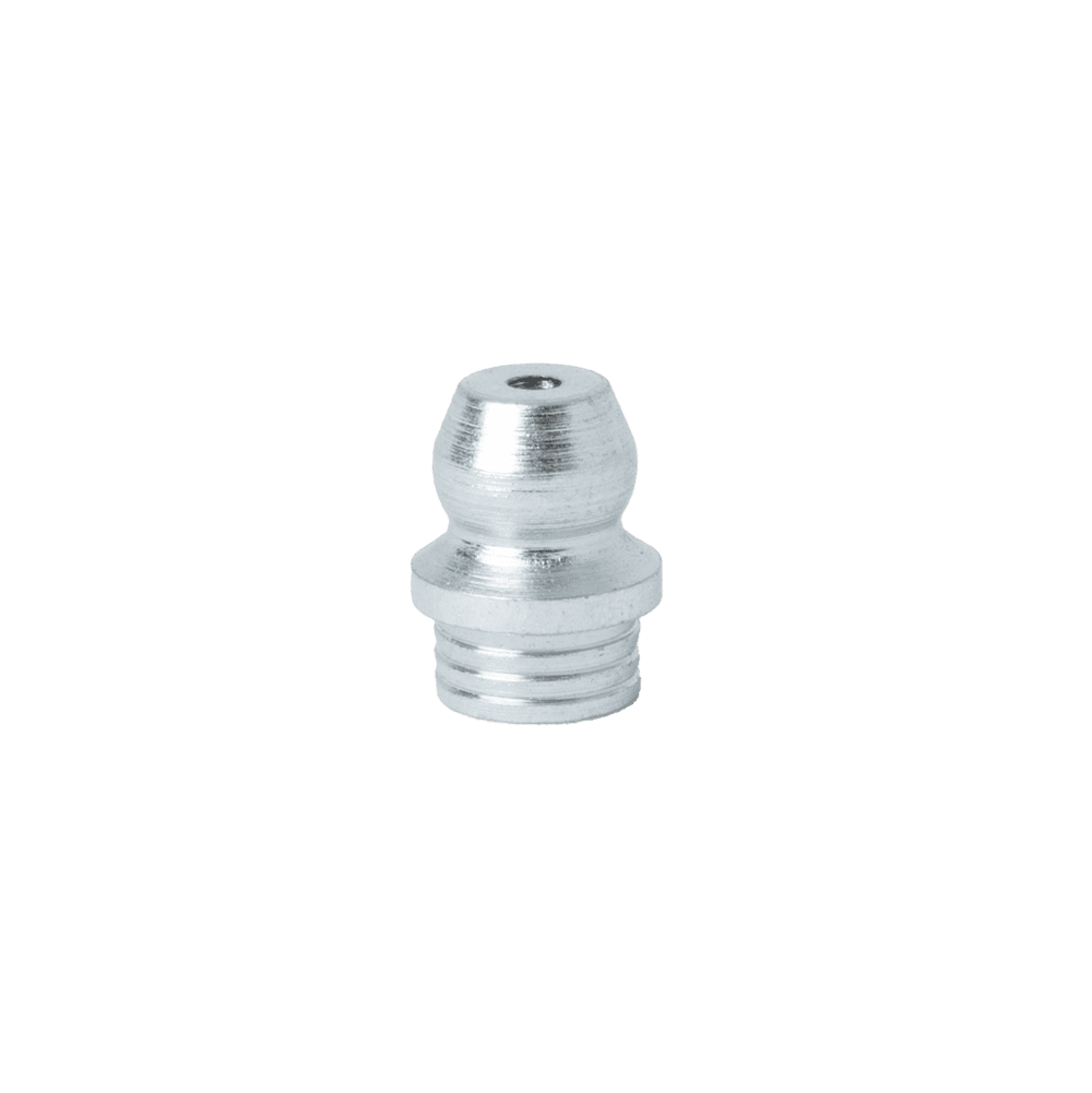 1/4'' Drive Fit Straight Grease Fitting No Ball Check - 10 pcs