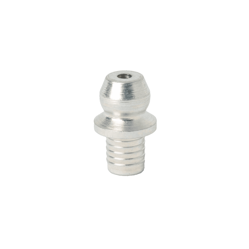 3/16'' Drive Fit Straight Grease Fitting No Ball Check - 10 pcs