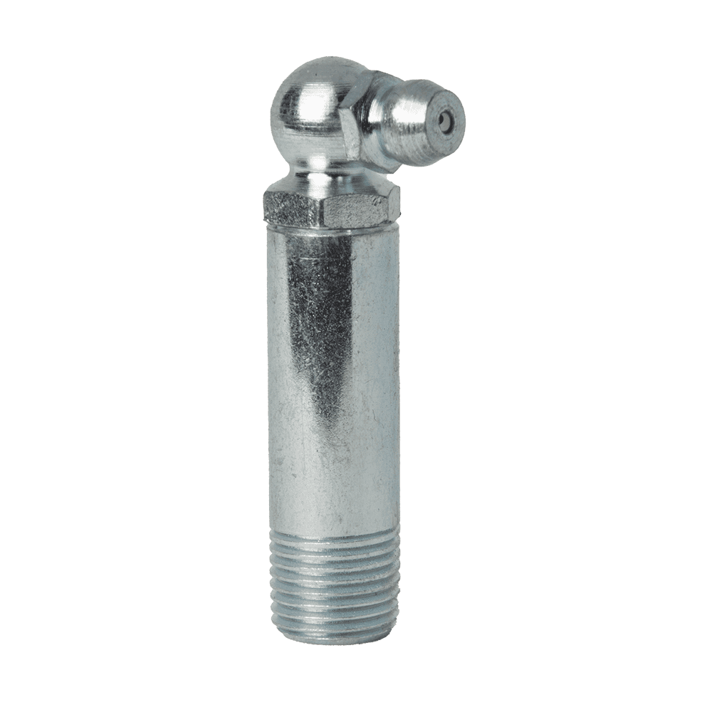 1/8'' x 27 PTF 1.75" 90˚ Long Grease Fitting - 2 pcs
