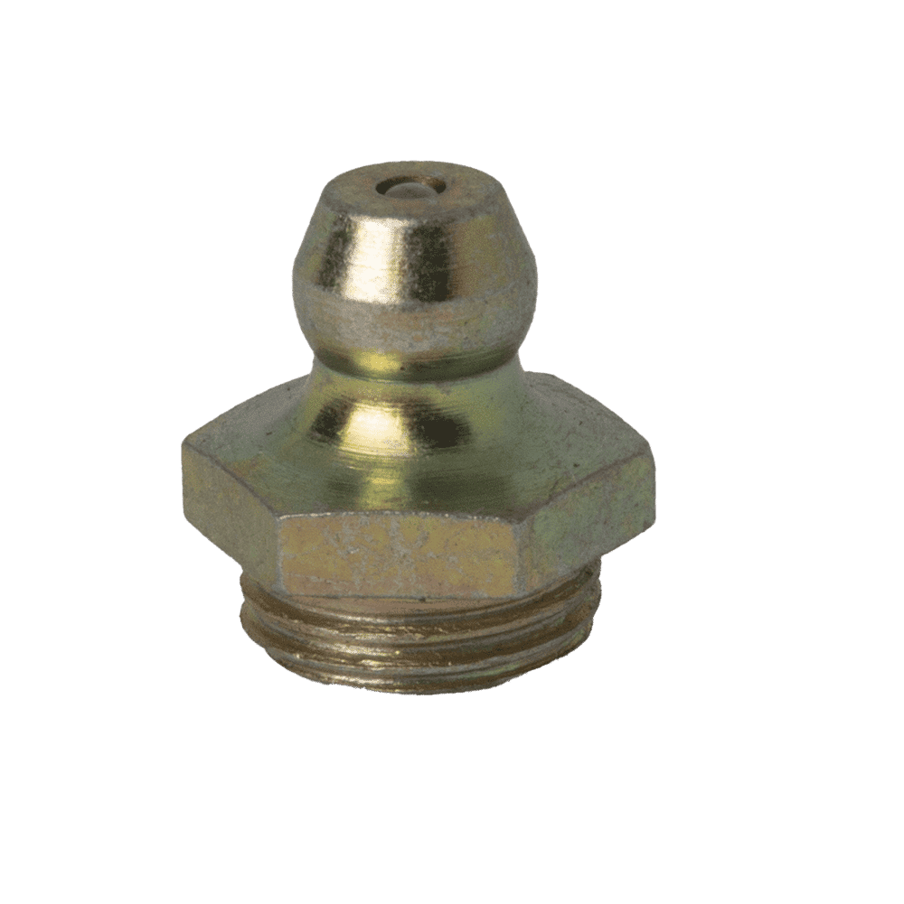 1/8" x 28 BSP (G1/8") Short Straight Grease Fitting - 10 pcs