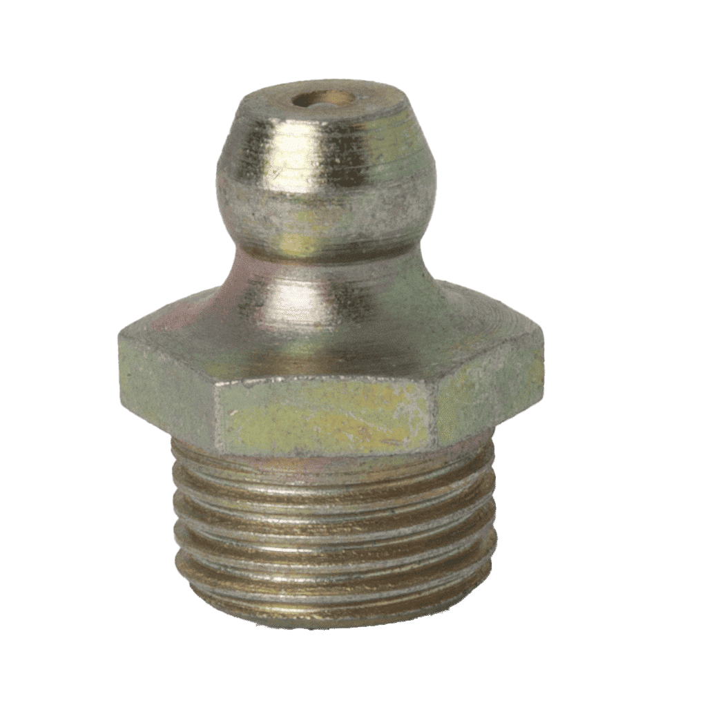 1/8" x 28 BSP (G1/8") Straight Grease Fitting - 10 pcs