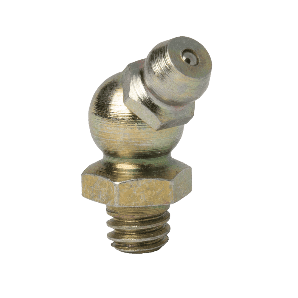 1/4" x 20 BSW 45˚ Grease Fitting - 10 pcs