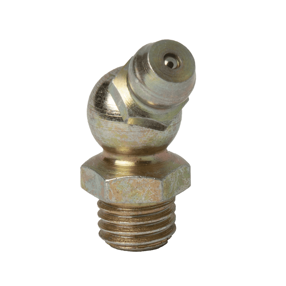 5/16" x 24 UNF 45˚ Grease Fitting - 10 pcs