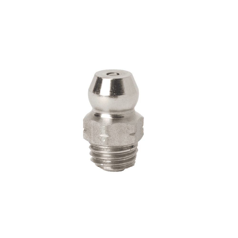 1/4" x 28 UNF Straight Grease Fitting 316 Stainless Steel - 2 pcs