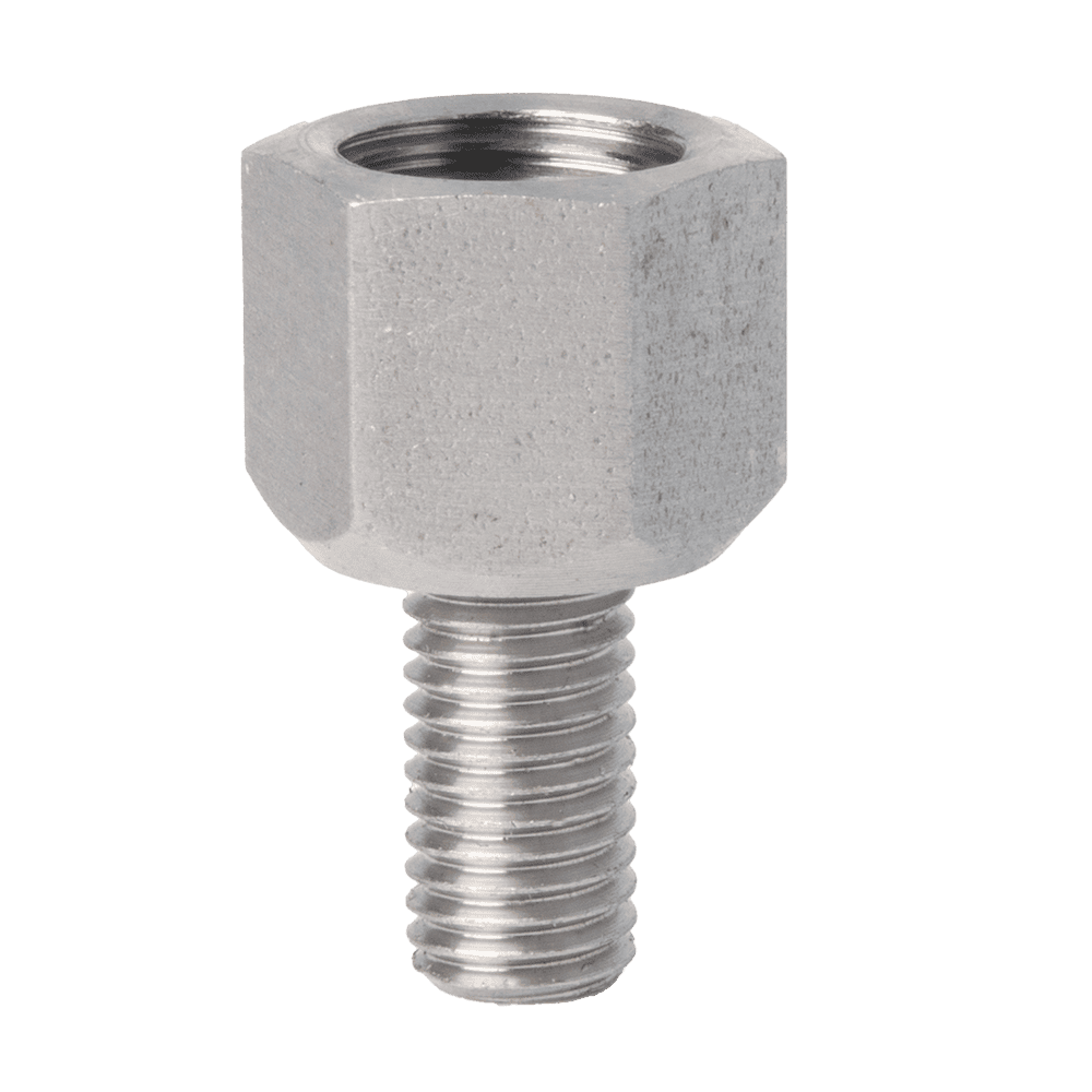 1/8" BSP Female to 1/4" UNF Male 316 Stainless Steel Thread Adaptor - 5 pcs