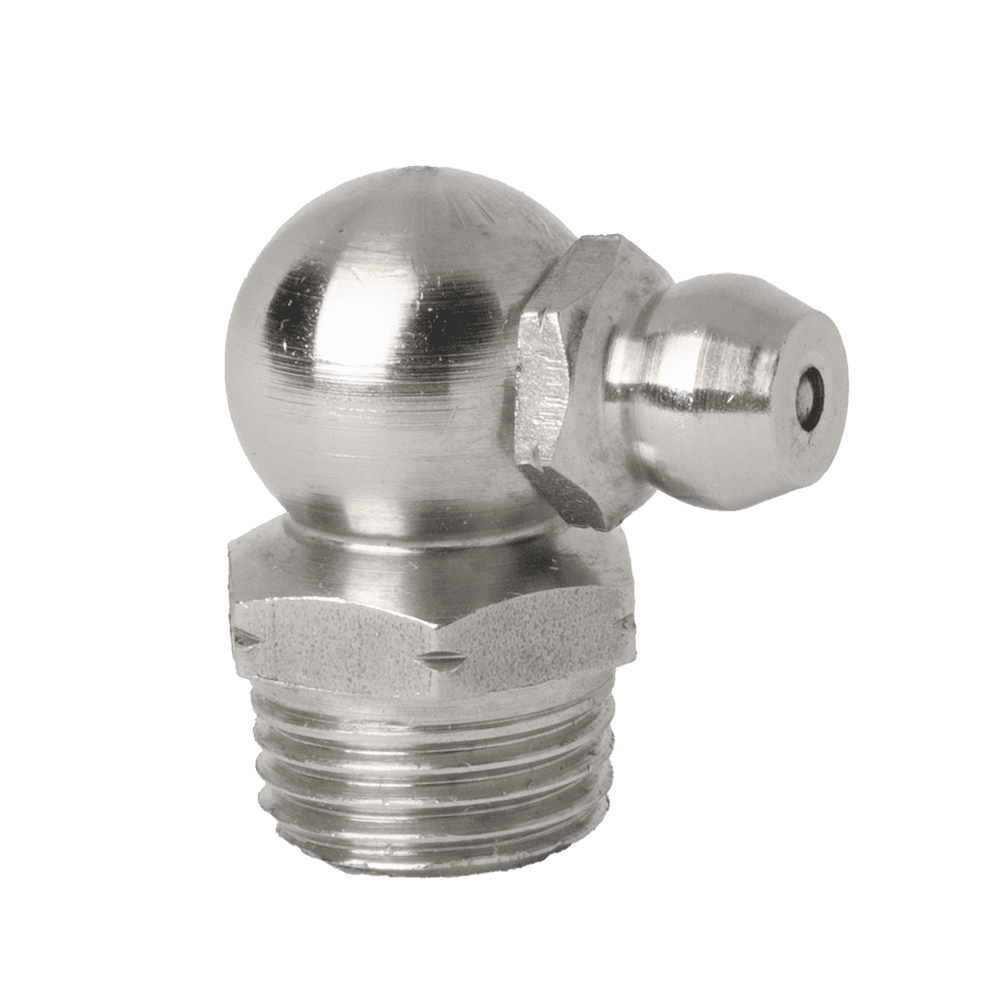 M10 x 1 Taper 90° Grease Fitting 316 Stainless Steel (A4) - 2 pcs