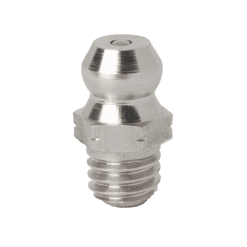 M6 x 1 Taper Straight Grease Fitting 316 Stainless Steel (A4) - 2 pcs