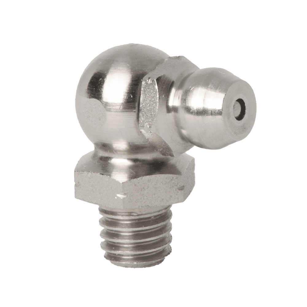 M6 x 1 Taper 90° Grease Fitting 316 Stainless Steel (A4) - 2 pcs