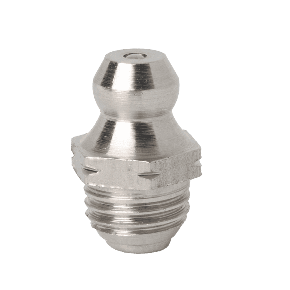 M8 x 1 Taper Straight Grease Fitting 316 Stainless Steel (A4) - 2 pcs
