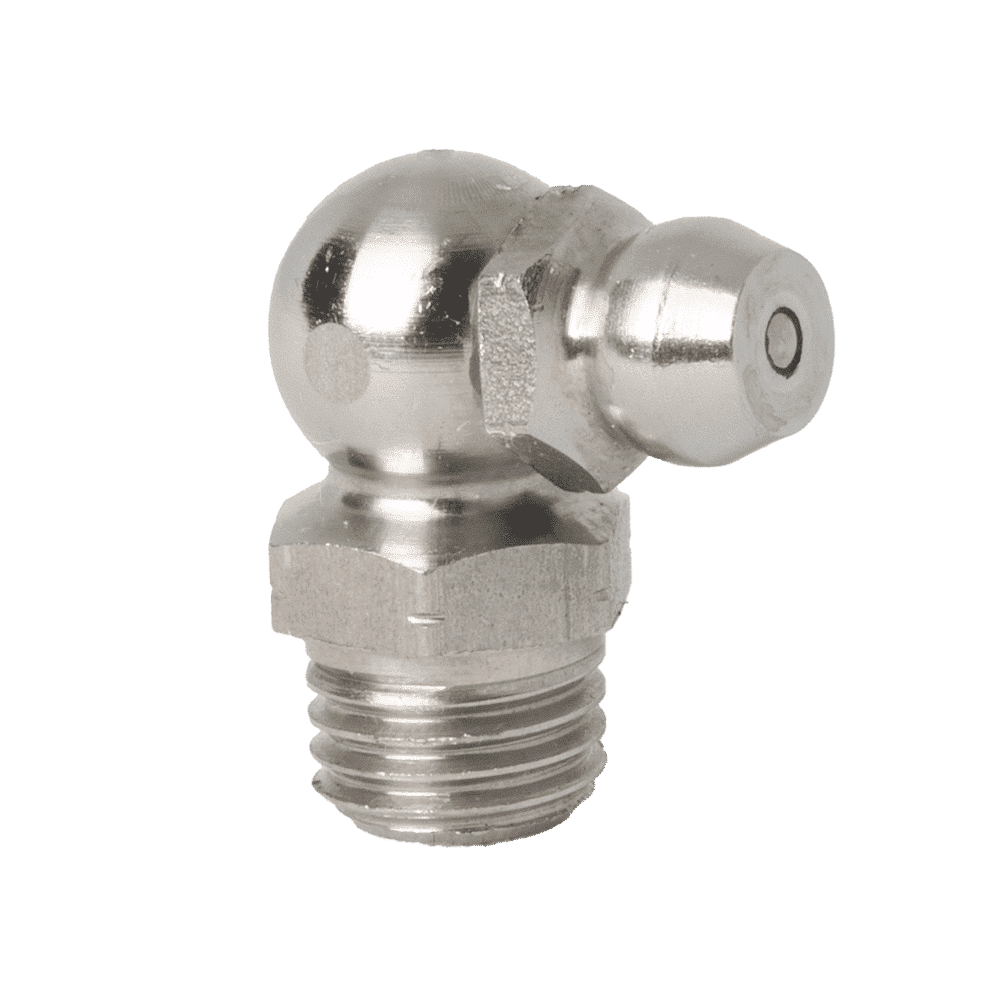 M8 x 1 Taper 90° Grease Fitting 316 Stainless Steel (A4) - 2 pcs