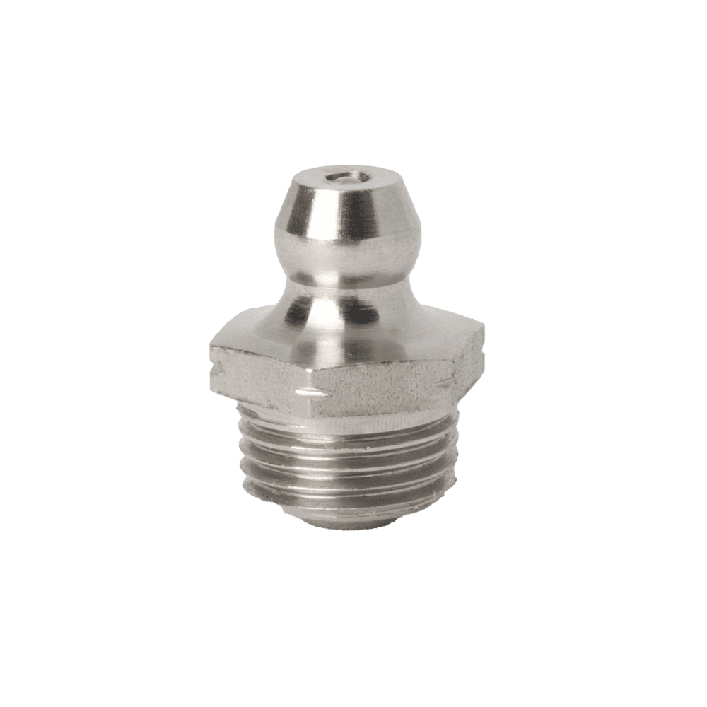 1/8" x 27 PTF Straight Grease Fitting 316 Stainless Steel (A4) - 2 pcs