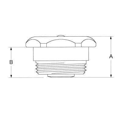 M10 x 1 Short Button Head Grease Fitting 316 Stainless Steel - 1 pcs
