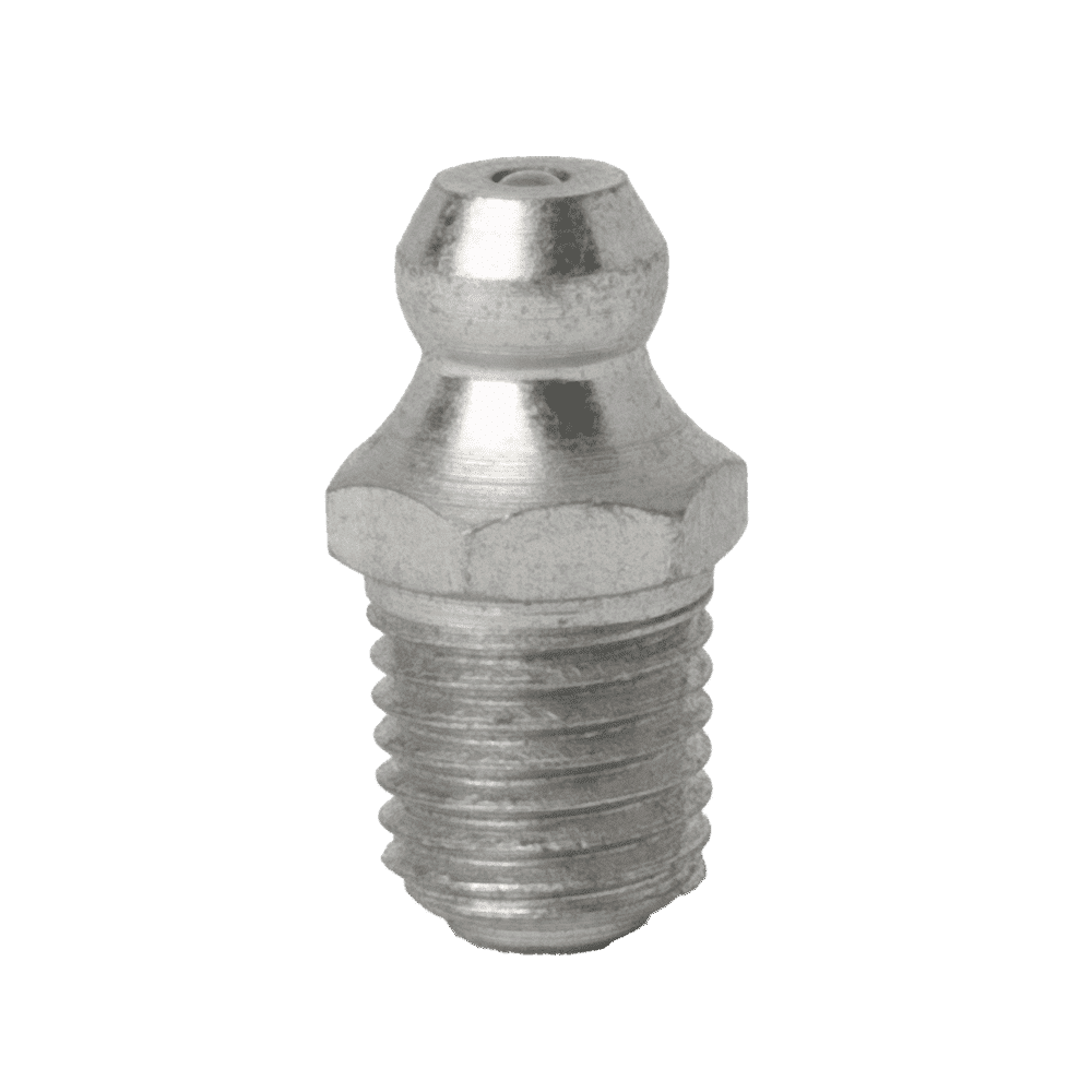 M8 x 1 Taper Long Straight Grease Fitting - 10 pcs
