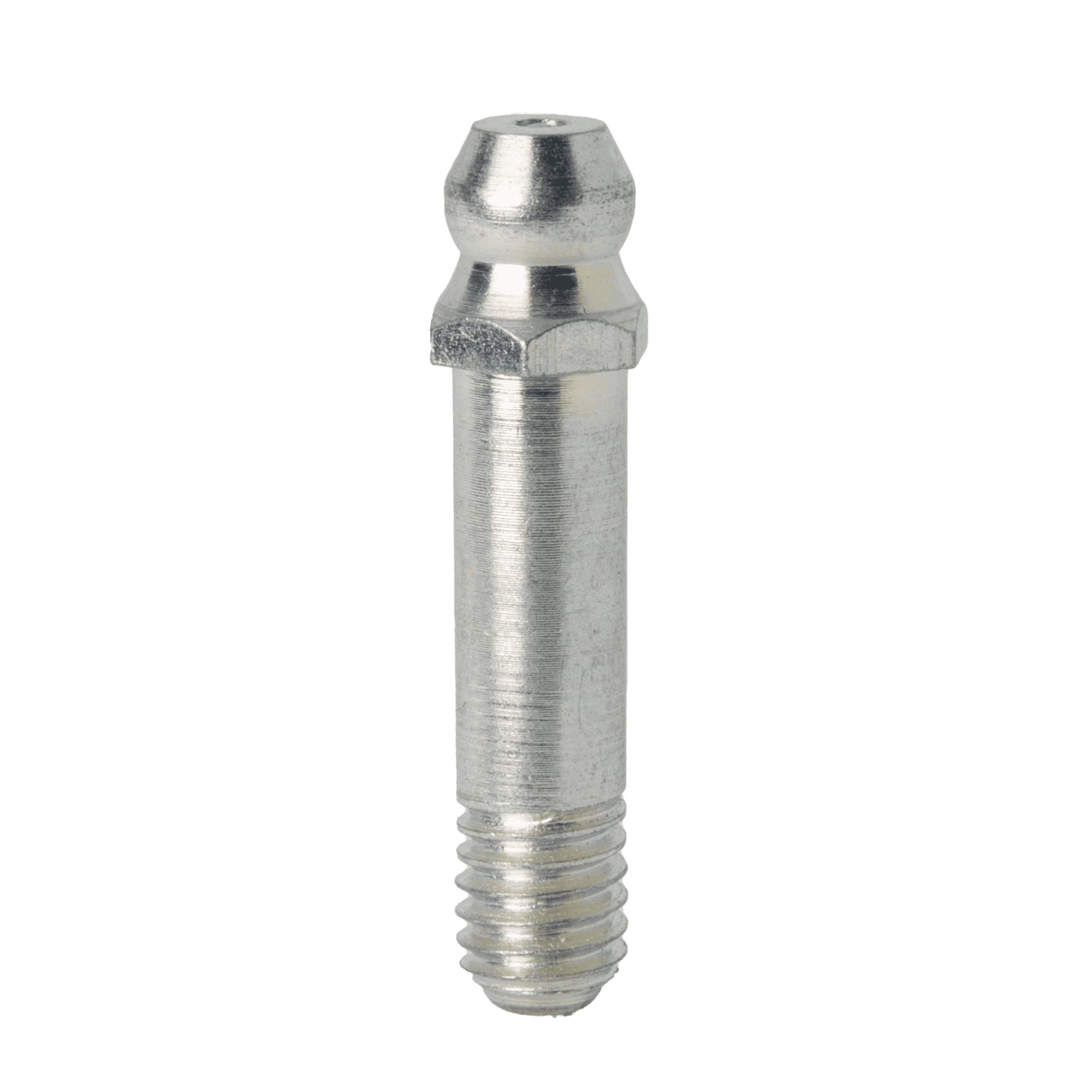 M6 x 1 30mm Long Straight Grease Fitting - 10 pcs