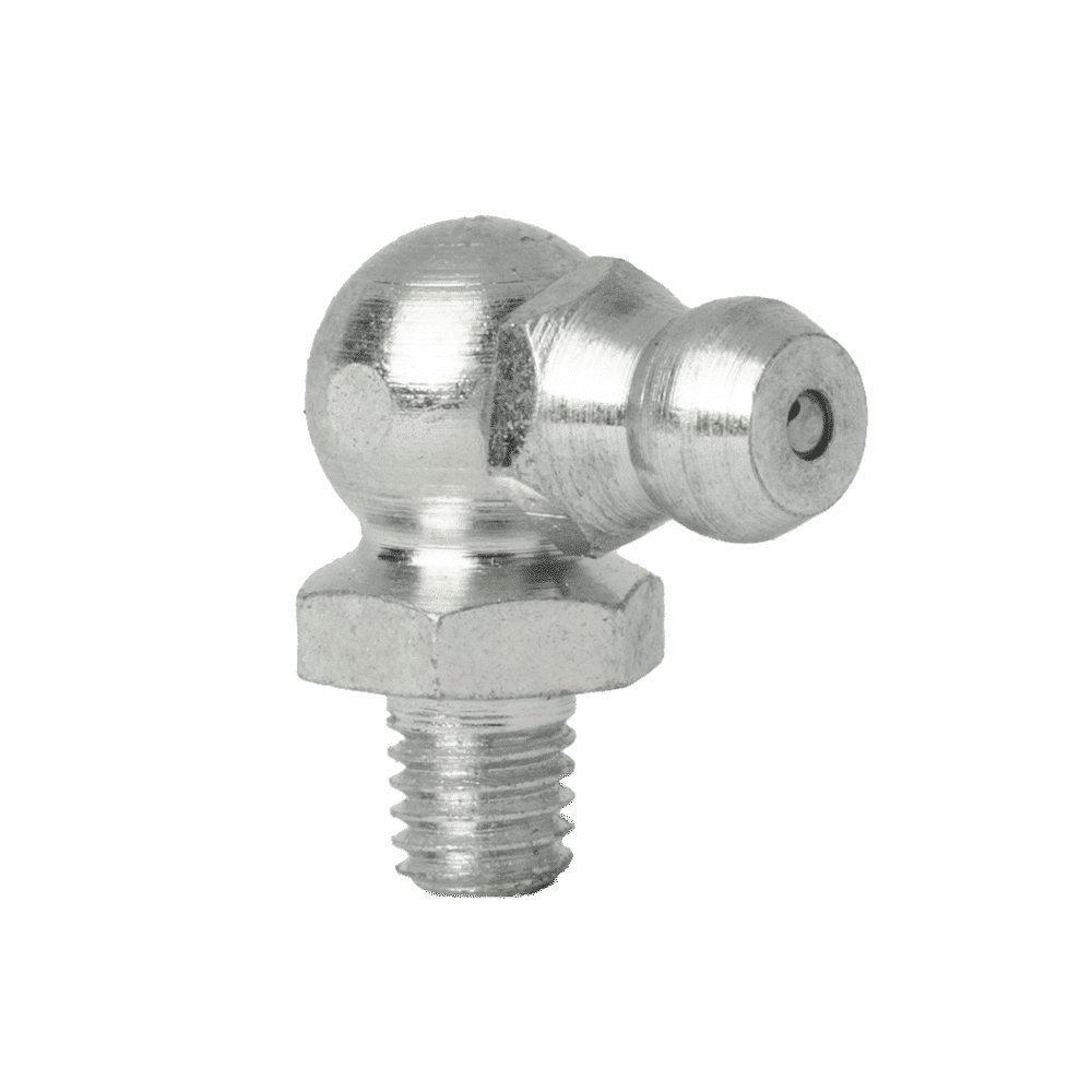 M5 x 0.8 Taper 90˚ Grease Fitting - 10 pcs