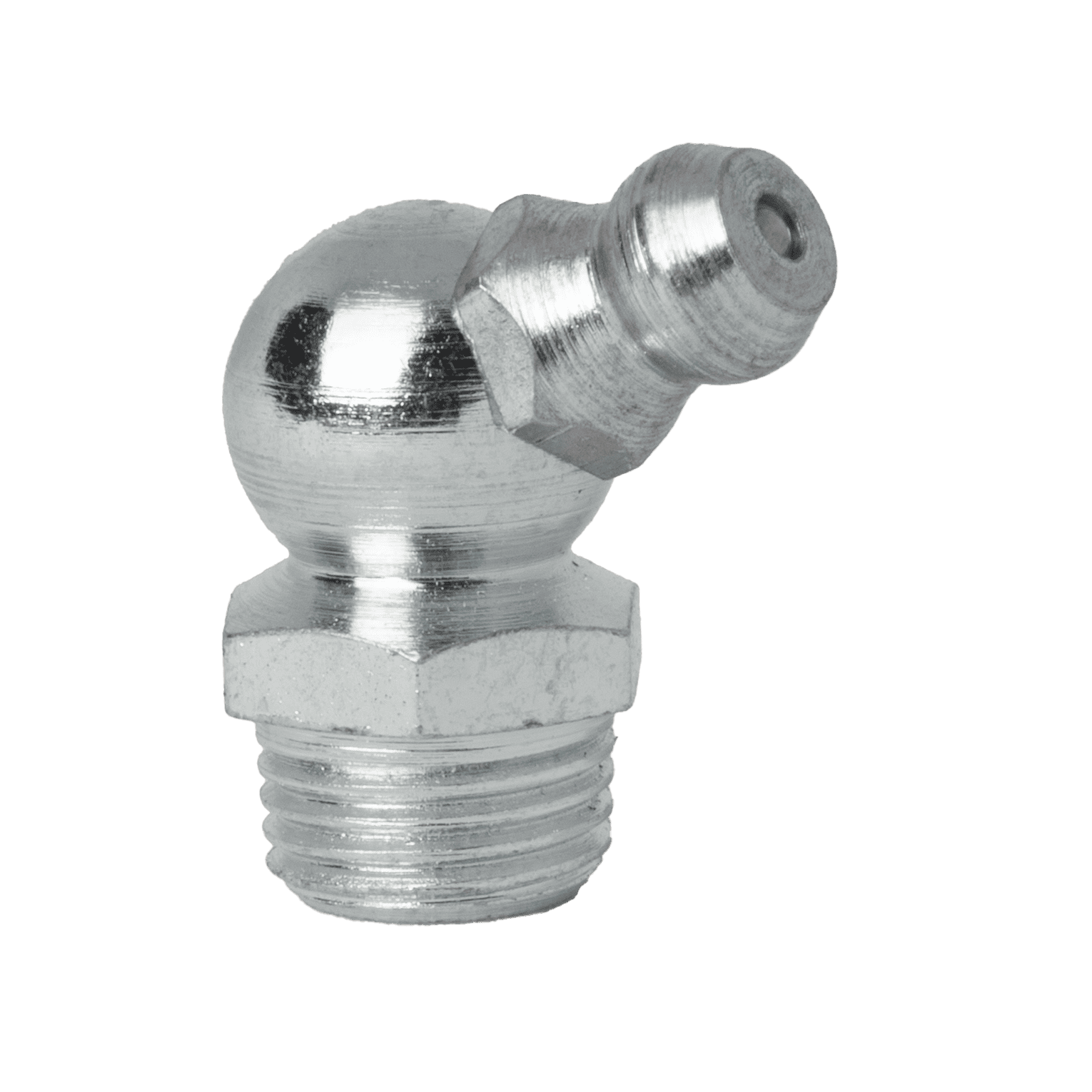 1/8" x 28 BSPT (R1/8") 67.5˚ Grease Fitting - 10 pcs