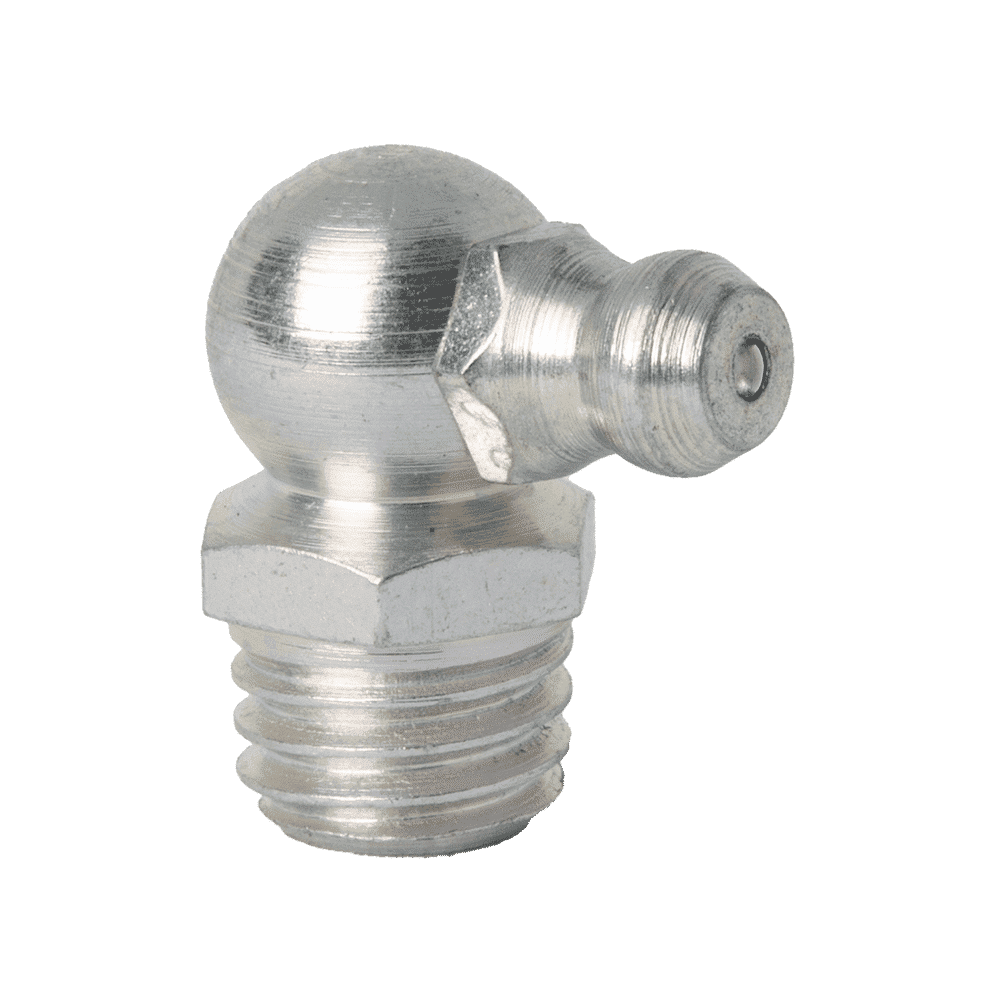M10 x 1.5 Taper 90˚ Grease Fitting - 10 pcs