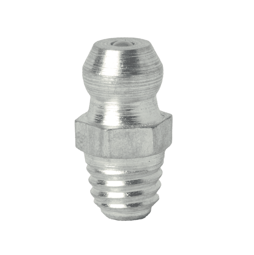 M6 x 1 Thread Forming Straight Grease Fitting - 10 pcs