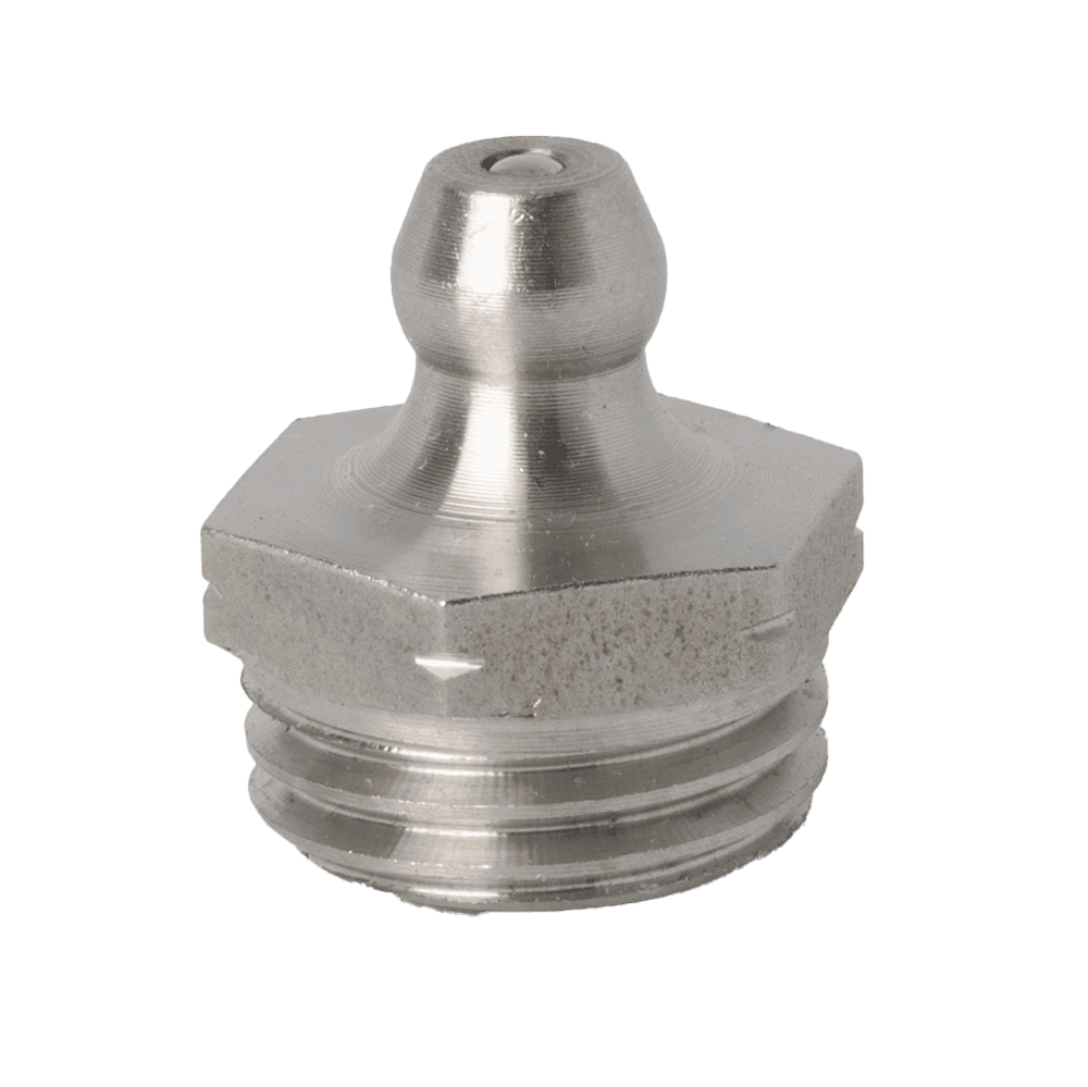M14 x 1.5 Taper Straight Grease Fitting 303 Stainless Steel - 1 pc