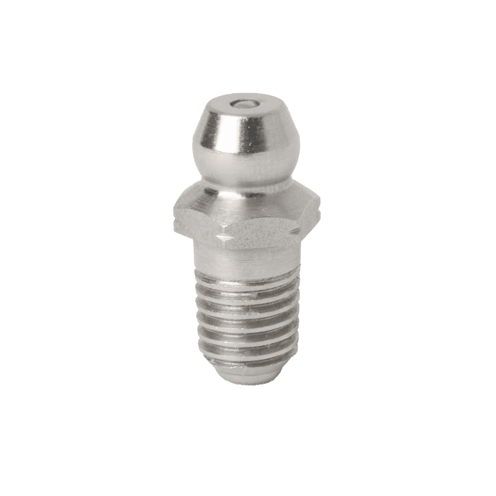 1/4" x 28 SAE-LT Straight Grease Fitting 303 Stainless Steel - 10 pcs