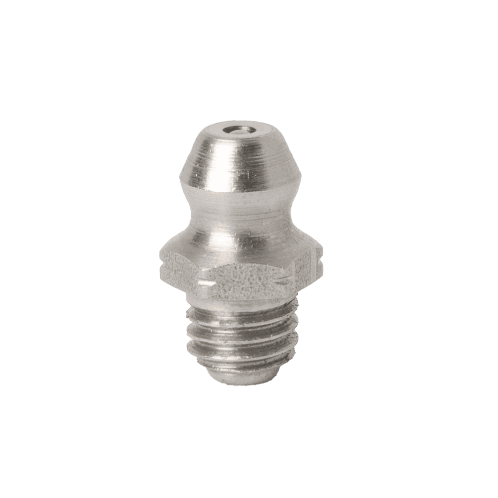 1/4" x 26 BSF Straight Grease Fitting 303 Stainless Steel - 10 pcs