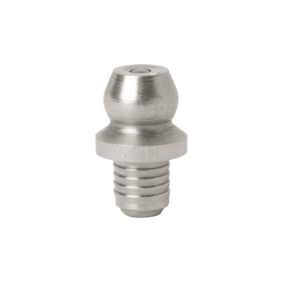 3/16" Drive Fit Straight Grease Fitting 303 Stainless Steel - 10 pcs