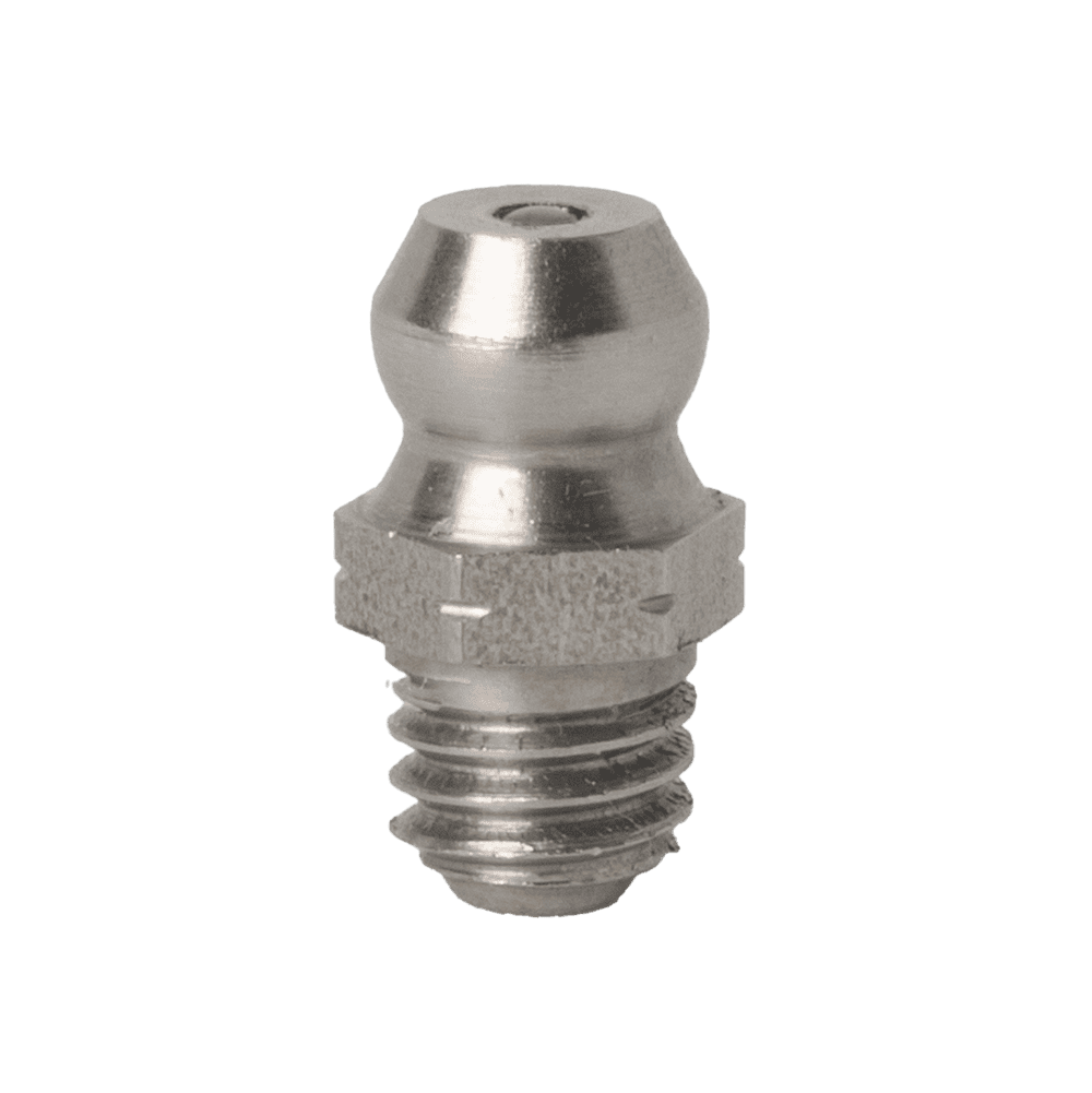 M6 x 1 Taper Straight Grease Fitting 303 Stainless Steel (A2) - 10 pcs