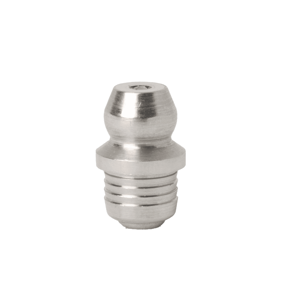 1/4" Drive Fit Straight Grease Fitting 303 Stainless Steel - 10 pcs