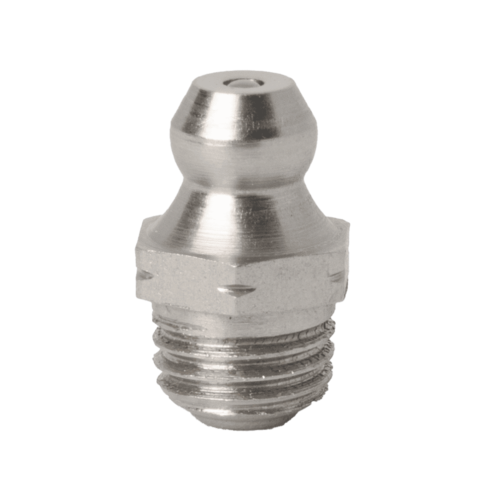 M8 x 1 Taper Straight Grease Fitting 303 Stainless Steel (A2) - 10 pcs
