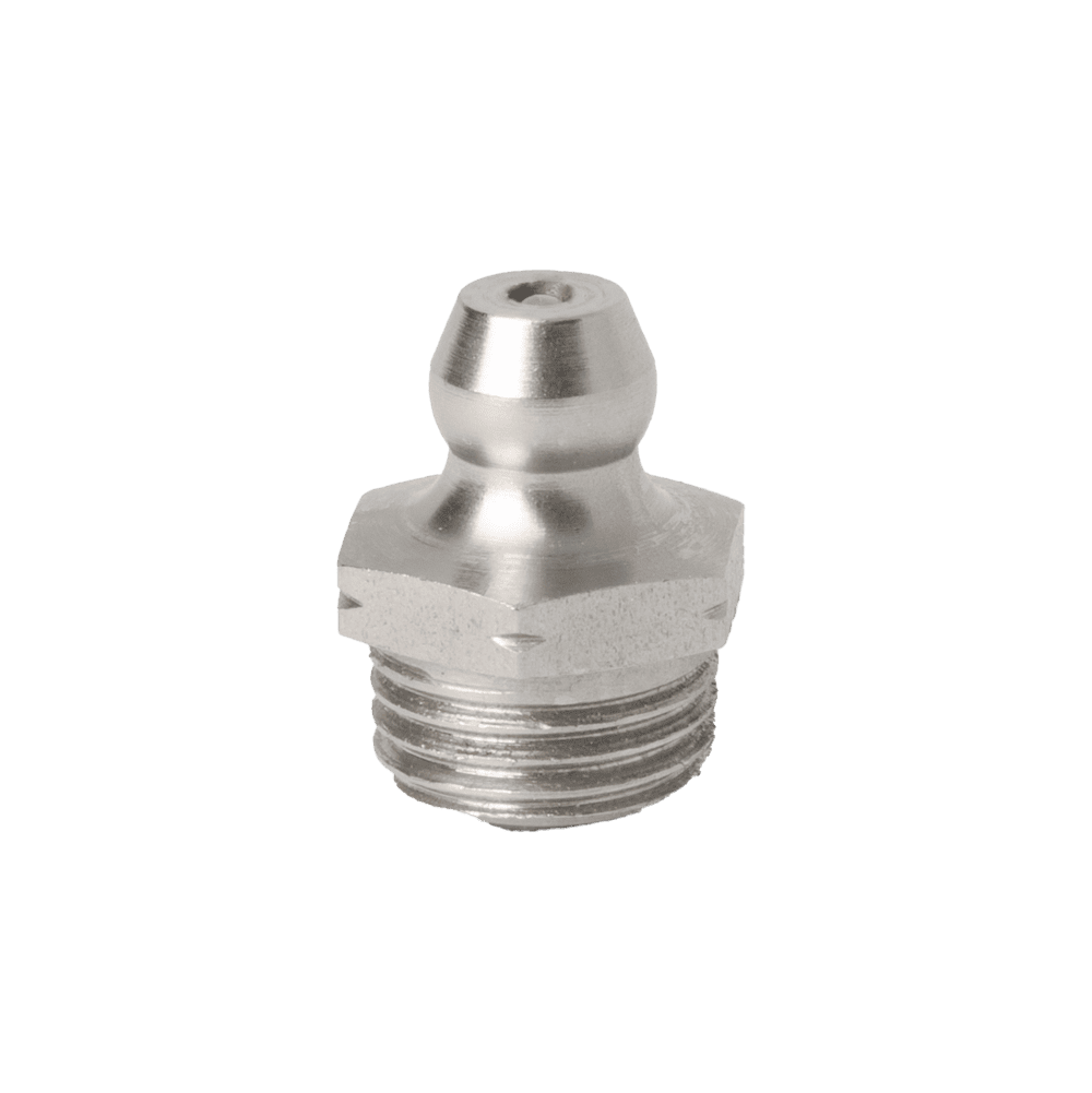 1/8" x 27 PTF Straight Grease Fitting 303 Stainless Steel (A2) - 10 pcs