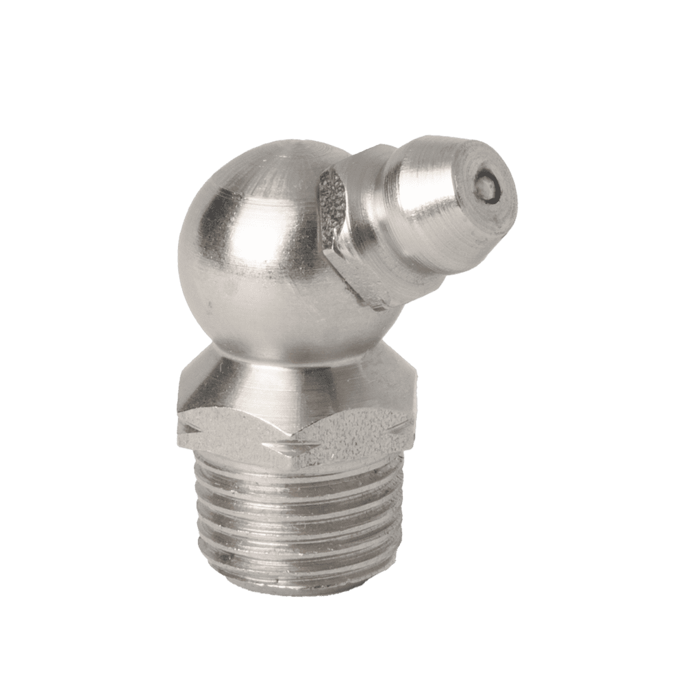 1/8" x 27 PTF 65˚ Grease Fitting 303 Stainless Steel - 5 pcs