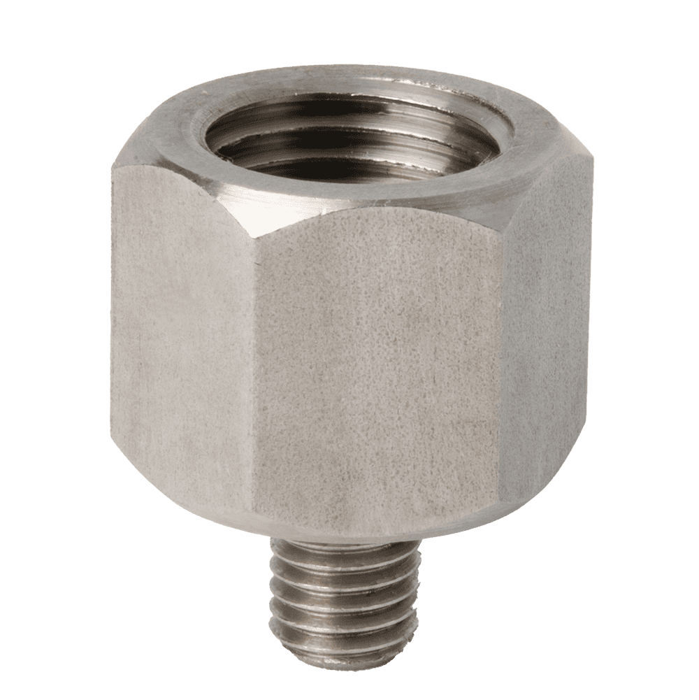 1/4" BSP Female to 1/4" UNF Male 303 Stainless Steel Thread Adaptor - 2 pcs