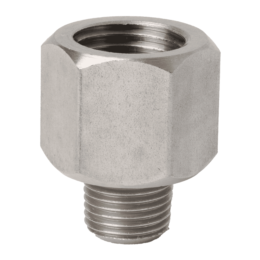 1/4" BSP Female to 1/8" BSPT 303 Stainless Steel Thread Adaptor - 2 pcs