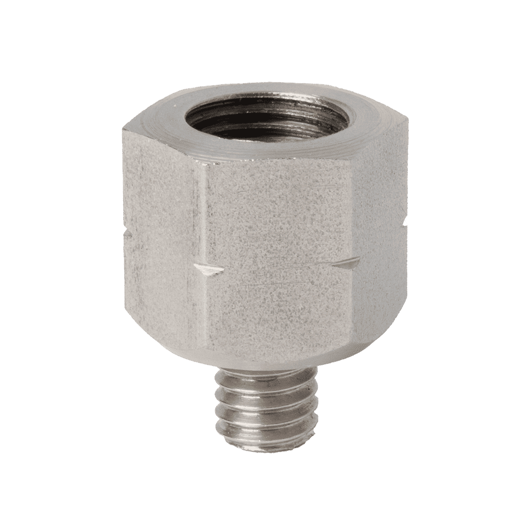 1/8" BSP Female to M6 x 1 Male Thread Adaptor 303 Stainless Steel - 2 pcs
