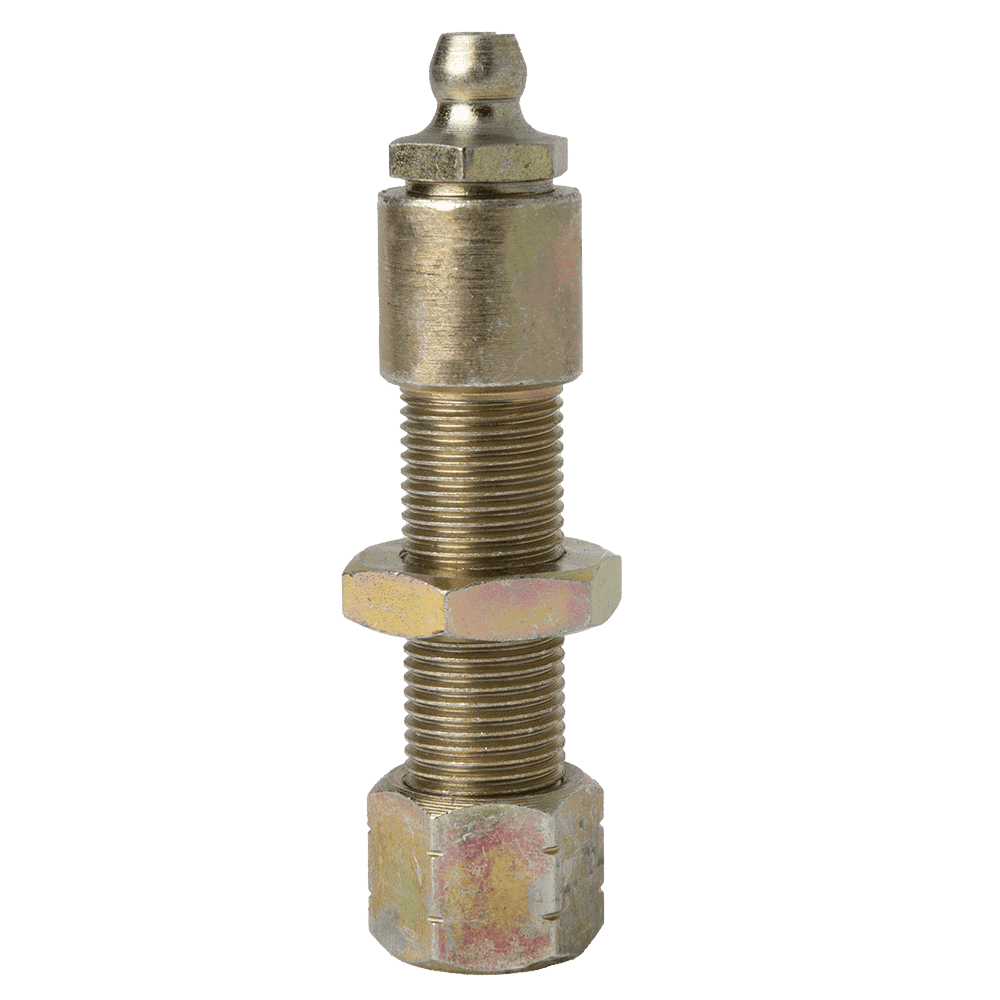 Battery Plate Adaptor for 6mm Pipe - 20mm (3/4") Thick Plate + Steel Grease Nipple - 2 pcs