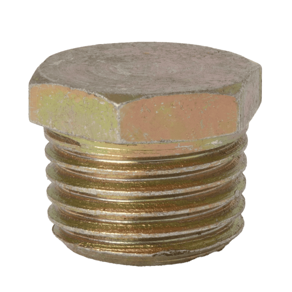 1/4" x 18 PTF Hex Headed Plug - 10 pcs