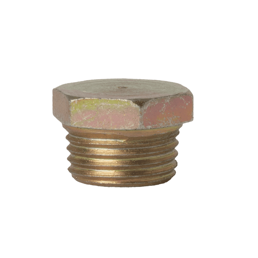 1/8" x 27 Thread Forming Hex Headed Plug - 10 pcs
