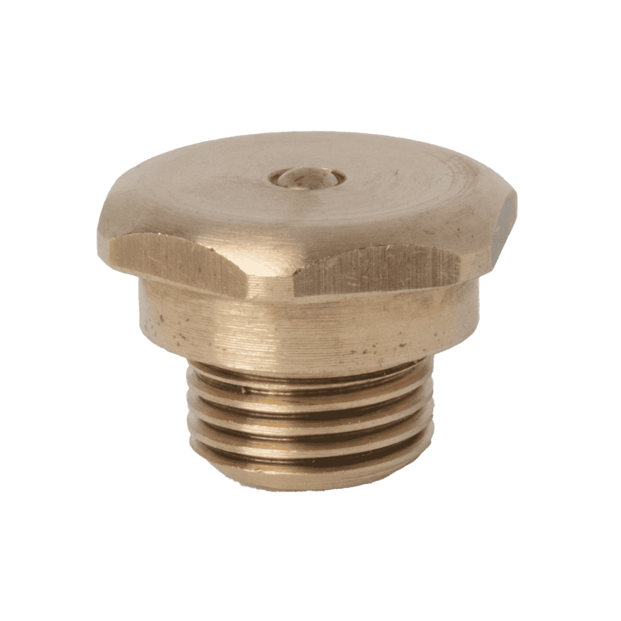 1/8" x 28 BSP (G1/8") British Button Head Brass Grease Fitting - 1 pcs
