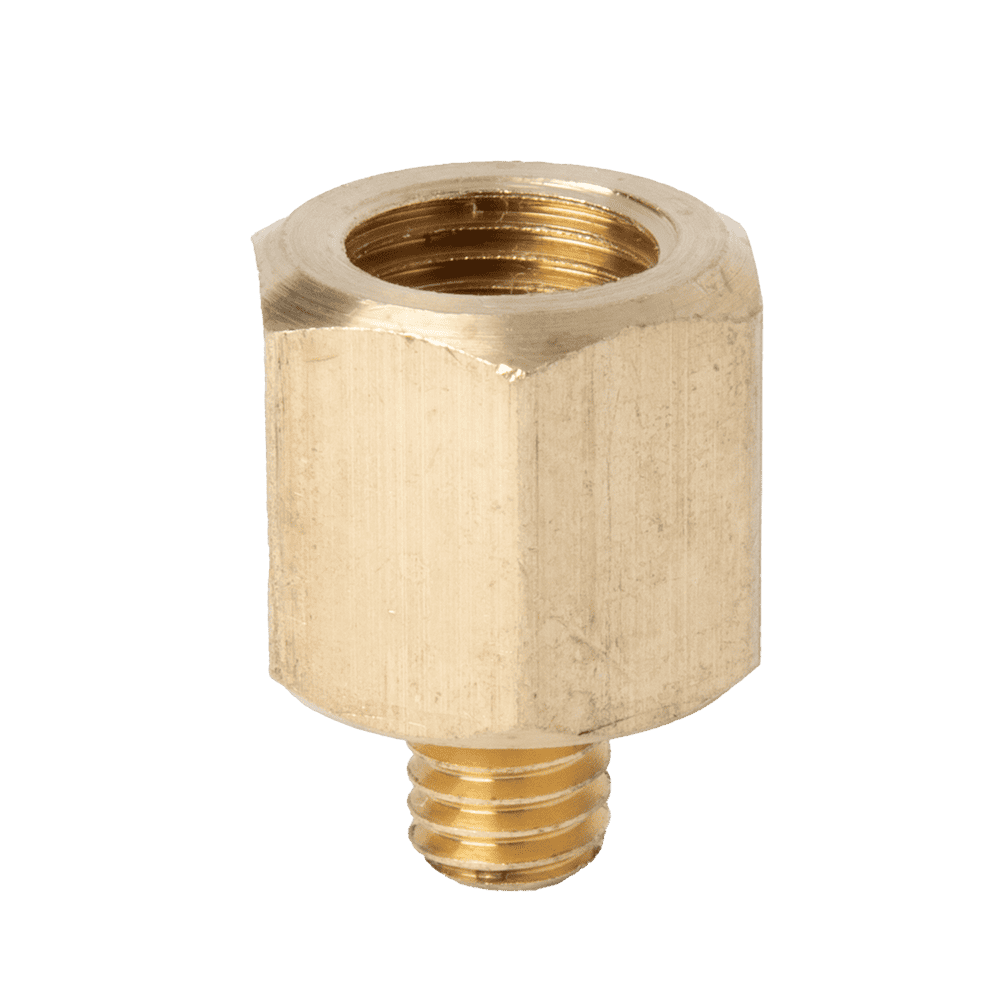 1/8" BSP Female To M6 x1 Male Brass Thread Adaptor - 1 pc