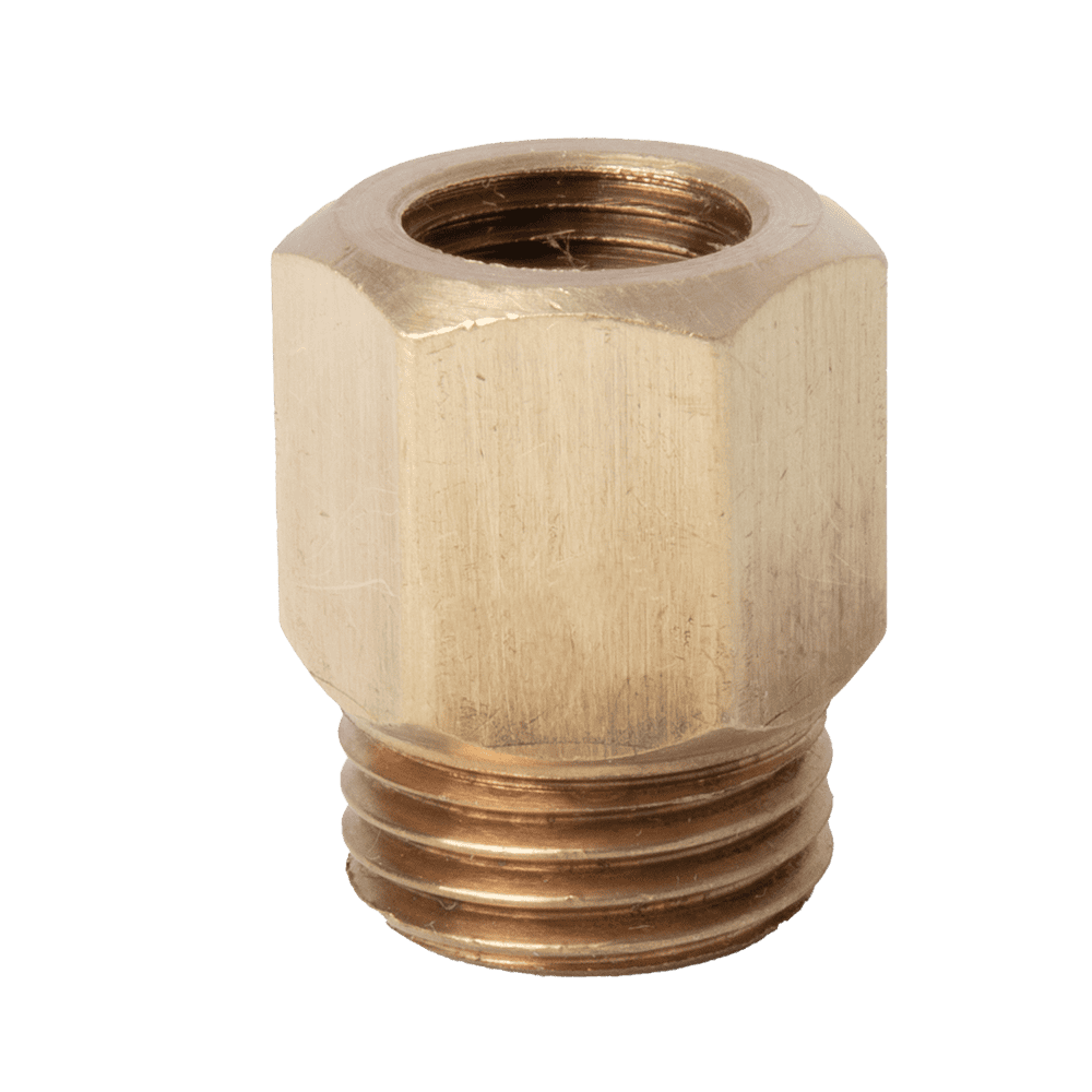 1/8" BSP Female To 1/4" BSP Male Brass Thread Adaptor - 1 pcs