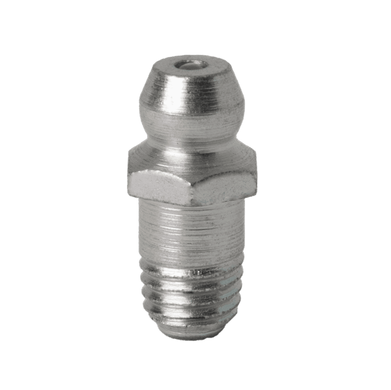 1/4" x 28 Self Forming Straight Grease Fitting - 10 pcs