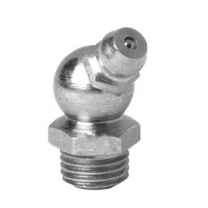 3/8" x 24 UNF 45˚ Grease Fitting - 10 pcs