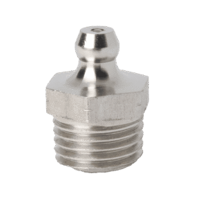 1/4" x 18 PTF Straight Grease Fitting 316 Stainless Steel - 2 pcs